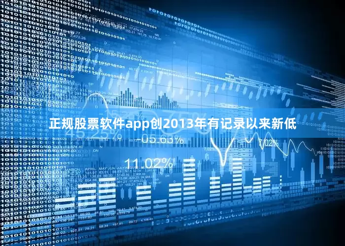 正规股票软件app创2013年有记录以来新低