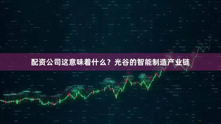 配资公司这意味着什么？光谷的智能制造产业链